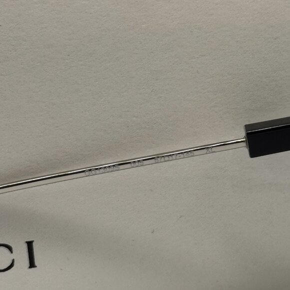 NEW GG1309S 005 UNISEX BLACK SILVER SHIELD SUNGLASSES GUCCI - Picture 10 of 13